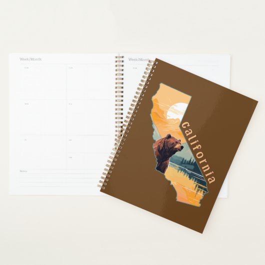 California Overzicht Beer Bergen Planner (Display)