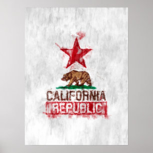 California Painterly Poster