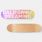 California Palm Dreams Persoonlijk Skateboard (Horizontaal)