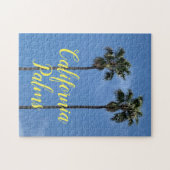 California Palm Trees Foto Jigzaag Puzzle Legpuzzel (Horizontaal)