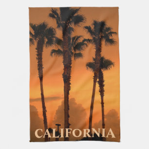 California Palm Trees Gold Coast MoJo Kitchen Towe Theedoek