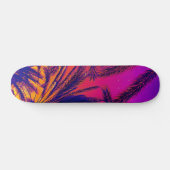 California Palm Trees Oranje Persoonlijk Skateboard (Horizontaal)