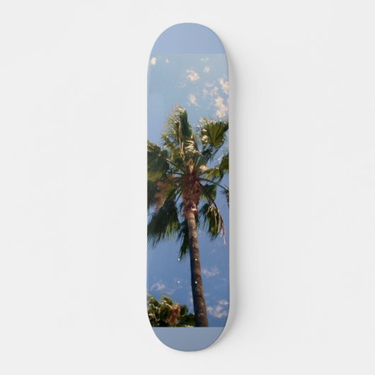CALIFORNIA PALM TREES skateboard (Voorkant)