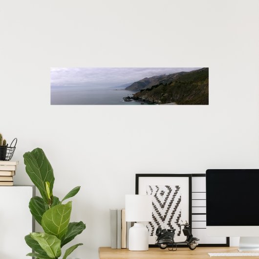 California Panoramic 18 Poster (Thuiskantoor)