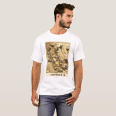 California Panoramic Map T-shirt (Voorkant volledig)