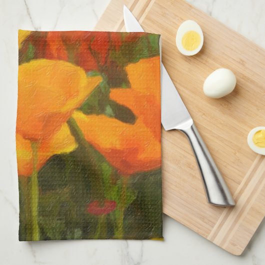 california papaver theedoek (Quarter Fold)