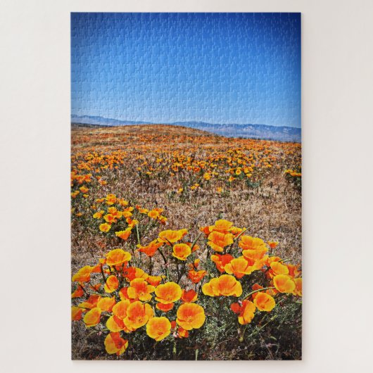 California Papoppy Fields - Flower - 20x30 - 1014 Legpuzzel (Verticaal)