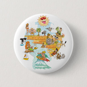 California Paradise Ronde Button 5,7 Cm
