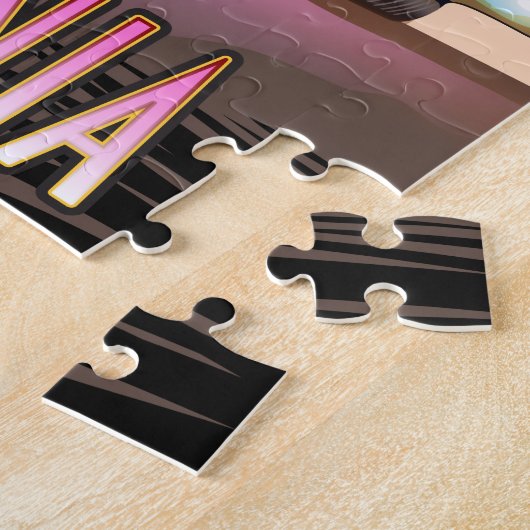 California Paradise Sunset Legpuzzel (Zijkant)