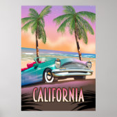 California Paradise Sunset Poster (Voorkant)
