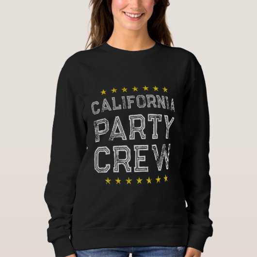 California Party Crew  Vacation Team Trui (Voorkant)