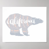 California Pastel Winter Beer Print (Voorkant)