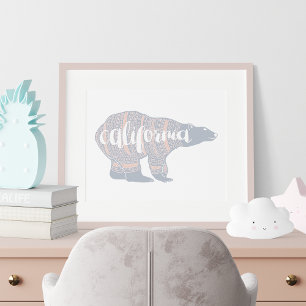 California Pastel Winter Beer Print
