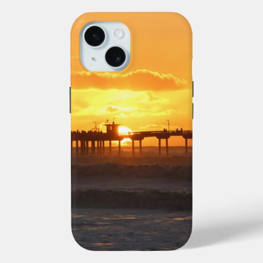 California Peer op Sunset Case-Mate iPhone Case (Achterkant)