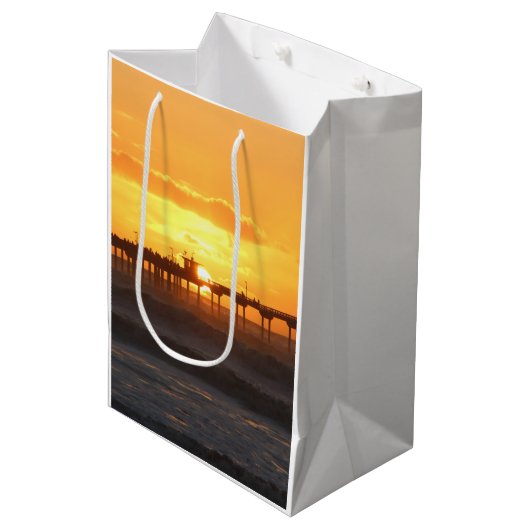 California Peer op Sunset Medium Cadeauzakje (Voorkant Gekanteld)