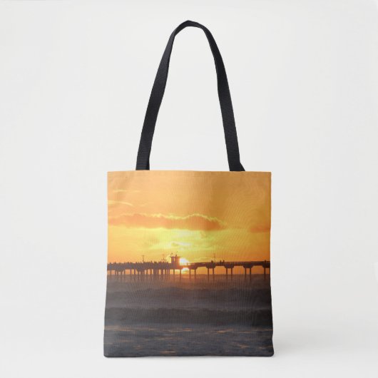 California Peer op Sunset Tote Bag (Voorkant)
