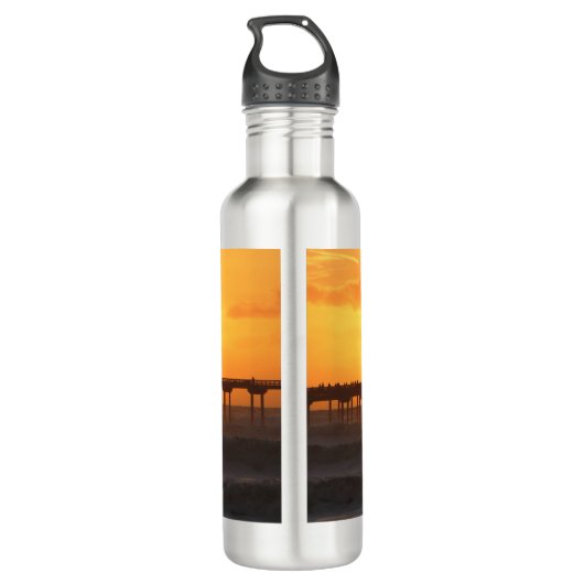 California Peer op Sunset Waterfles (Achterkant)