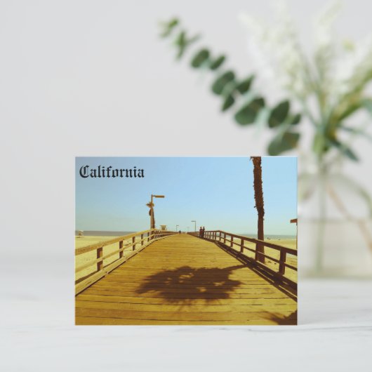 California Pier Briefkaart (Staand voorkant)