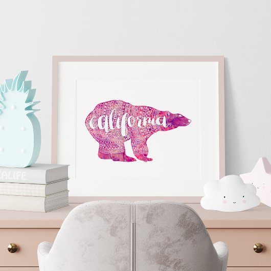 California Pink Winter Beer Poster