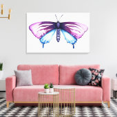 California pipevine swallowtail butterfly canvas afdruk (Insitu (Woonkamer))
