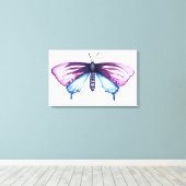 California pipevine swallowtail butterfly canvas afdruk (Insitu (Houten vloer))