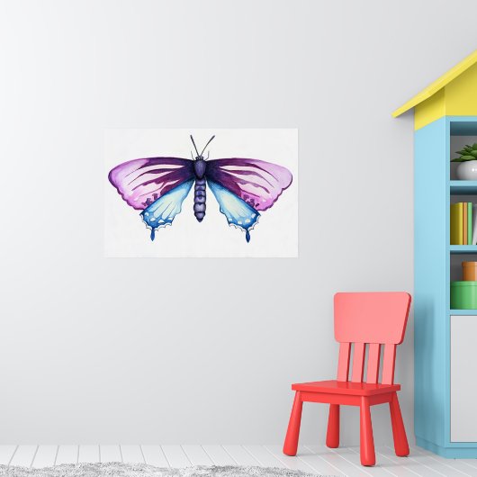 California pipevine swallowtail butterfly poster (Kinderkamer 1)