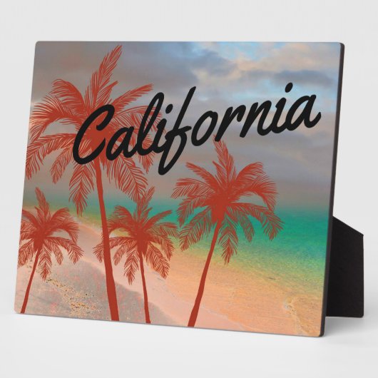 California Plaque Fotoplaat (Zijkant)