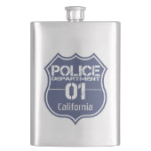 California Police Department Shield 01 Flacon (Voorkant)
