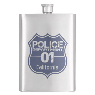 California Police Department Shield 01 Flacon