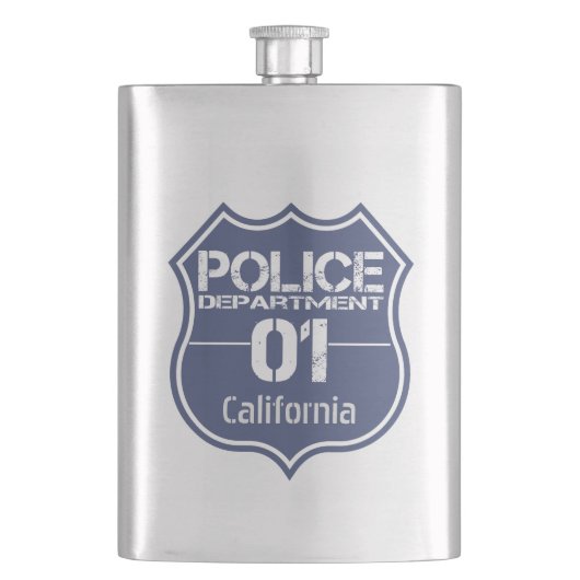 California Police Department Shield 01 Flacon (Voorkant)