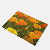 California Poppies Art Deurmat (Schuin)