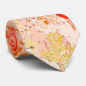 California Poppies Art Stropdas (Opgerold)