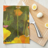 California Poppies Art Theedoek (Quarter Fold)
