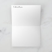 California Poppies Bedankt! Kaart (Binnen)