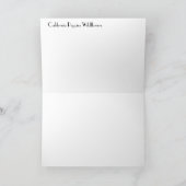 California Poppies Bedankt! Kaart (Binnen)