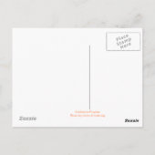 California Poppies Briefkaart (Achterkant)