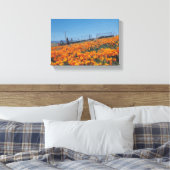 California Poppies Canvas Afdruk (Insitu (Slaapkamer))