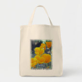 California Poppies Eco-Friendly Grocery Bag Tote Bag (Voorkant)