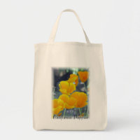 California Poppies Eco-Friendly Grocery Bag