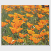 California Poppies Field Cadeaupapier (Vlak)