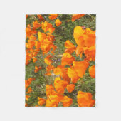 California Poppies Fleece Blanket (Voorkant)