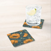 California Poppies Floral Coaster Kartonnen Onderzetters (Insitu)