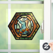 California Poppies Goddess Window Cling Raamsticker (Huis)