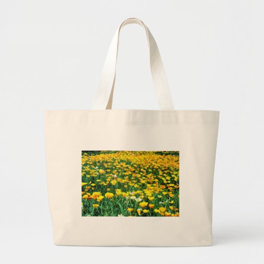 California Poppies Grote Tote Bag (Voorkant)