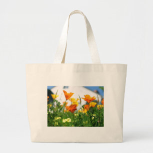 California Poppies Grote Tote Bag