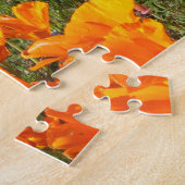 California Poppies Jigzaag Puzzle Legpuzzel (Zijkant)