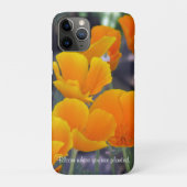 California Poppies met Citaat Case-Mate iPhone Case (Achterkant)