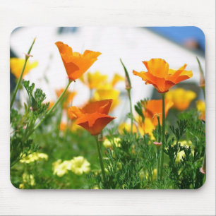 California Poppies Muismat