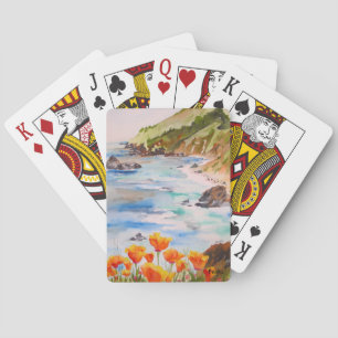 California Poppies-spelkaarten Pokerkaarten