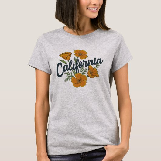 California Poppies T-shirt (Voorkant)